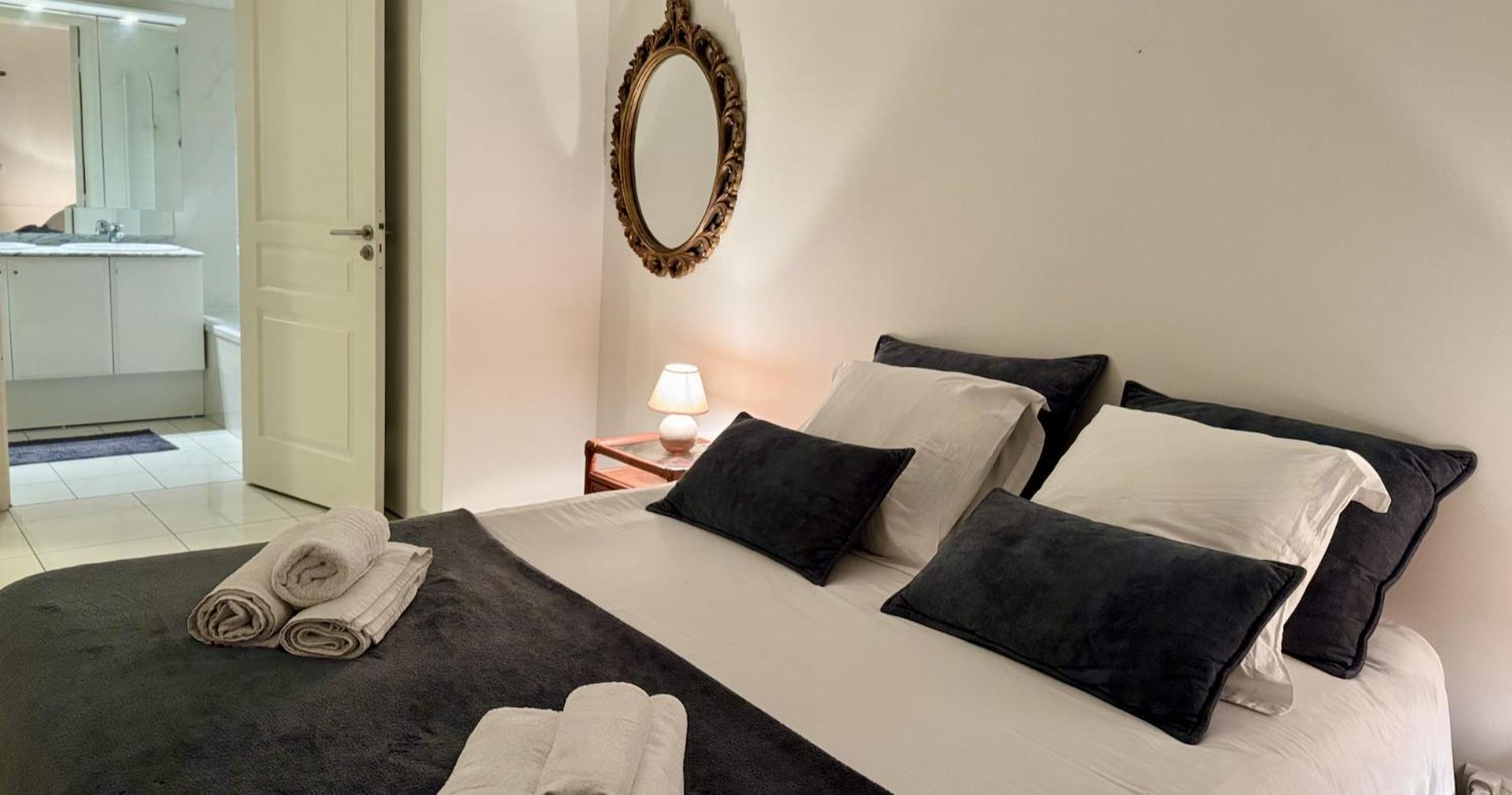 Spacious Luxury Apt, 12 Min Walk To Croisette Beach And Conf Centre คานส์ ภายนอก รูปภาพ